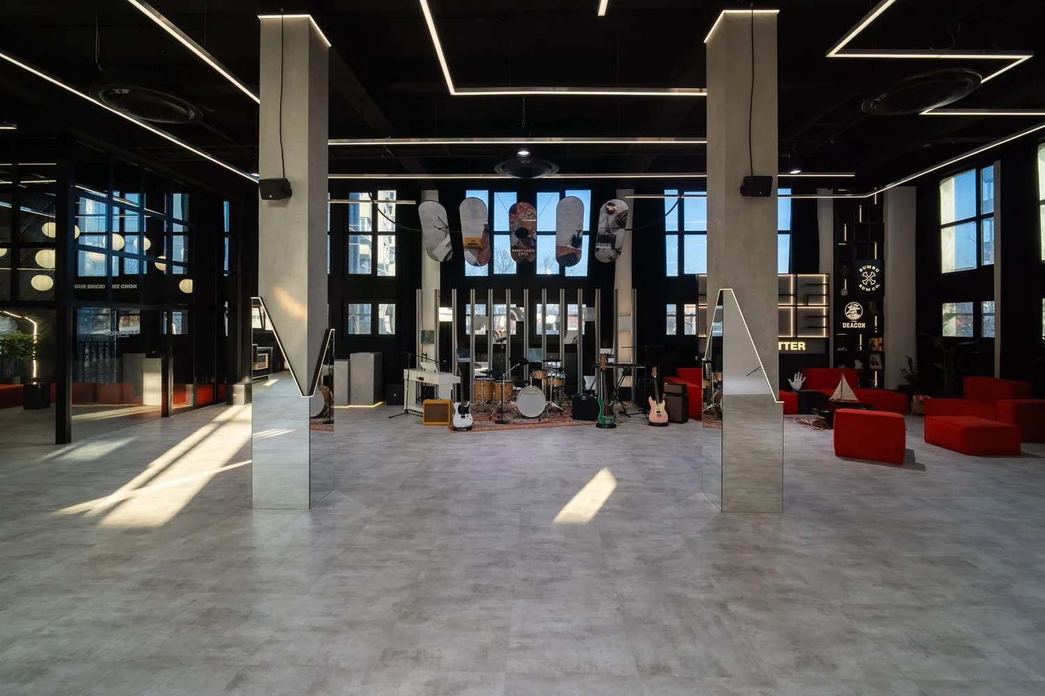Main lounge area