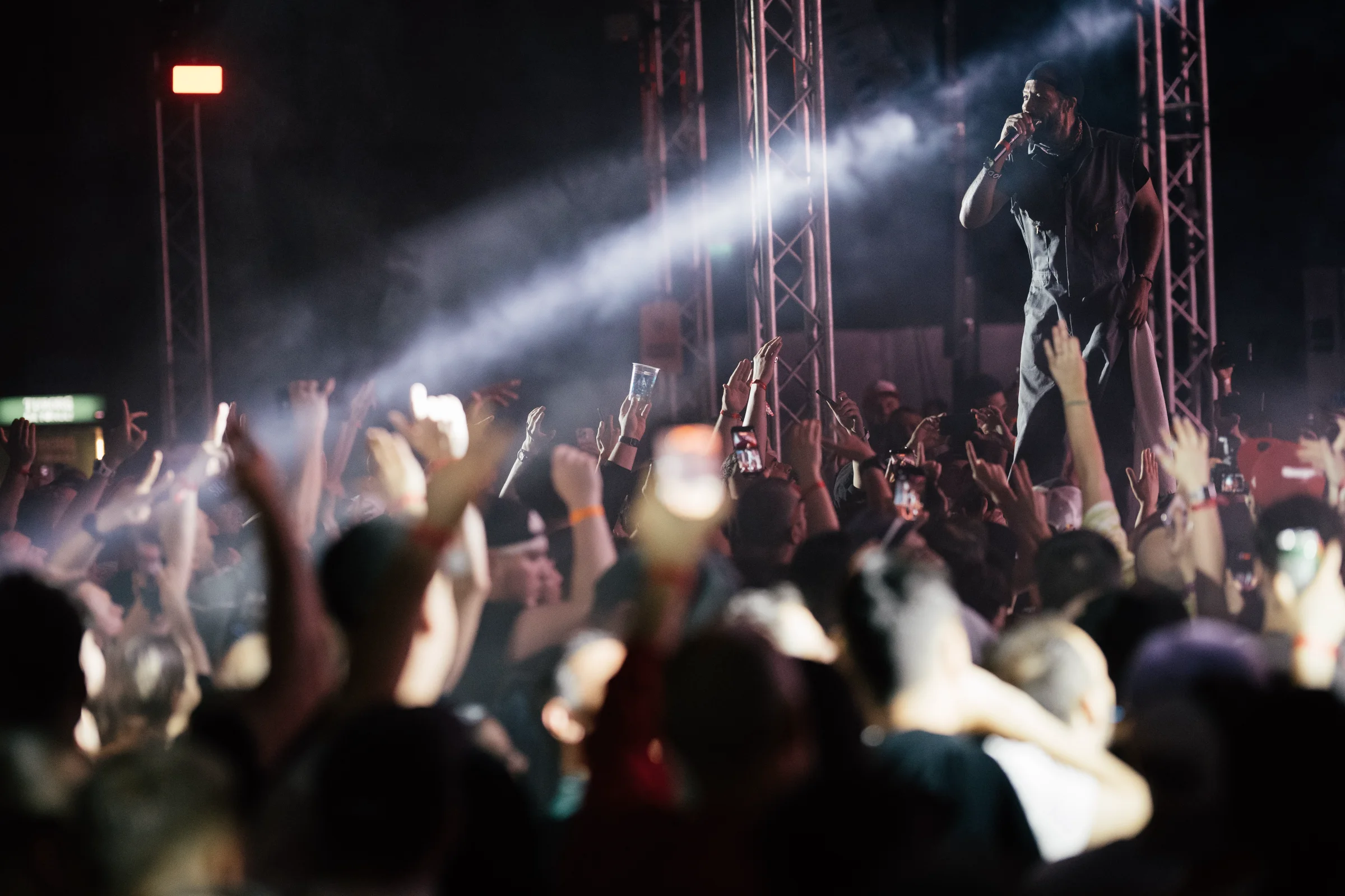 Redman în concert la HHT, în fața publicului